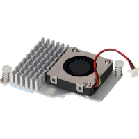 Радиатор охлаждения для Микро ПК Raspberry Pi with fan for Raspberry Pi 5 (original) (SC1148/OFI118)