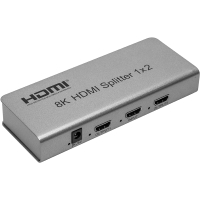 Разветвитель PowerPlant HDMI 8K 1x2 (CA914197)