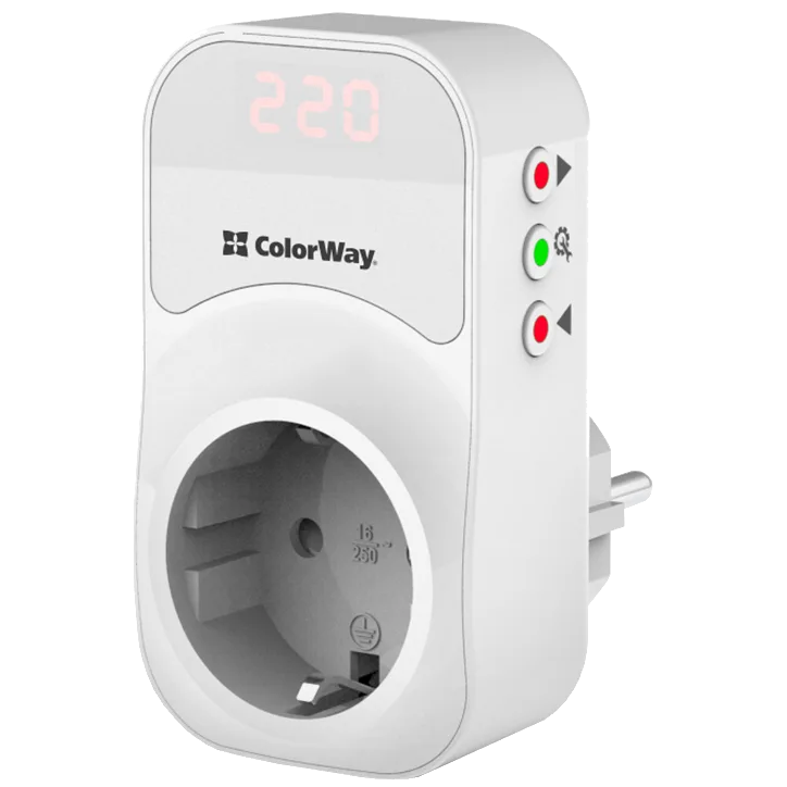 Реле напруги ColorWay CW-VR16-01D 16A/3680W