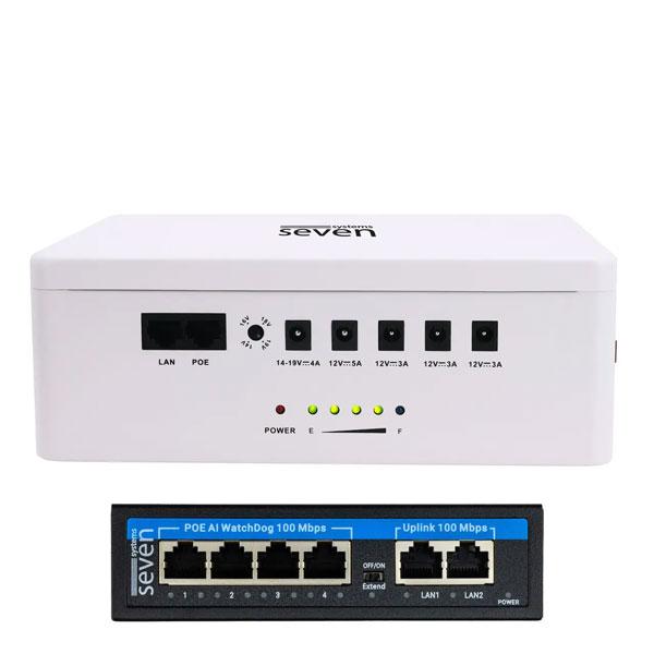 Резервне живлення для системи відеоспостереження SEVEN 6024w з PoE
