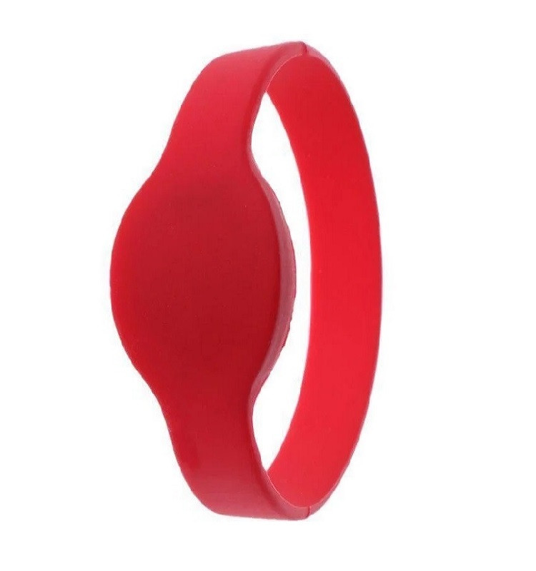 RFID браслет с чипом MIFARE SEVEN R-65 красный (55 мм)
