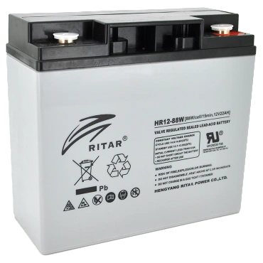 RITAR AGM RITAR HR1288W 22А•ч 12В