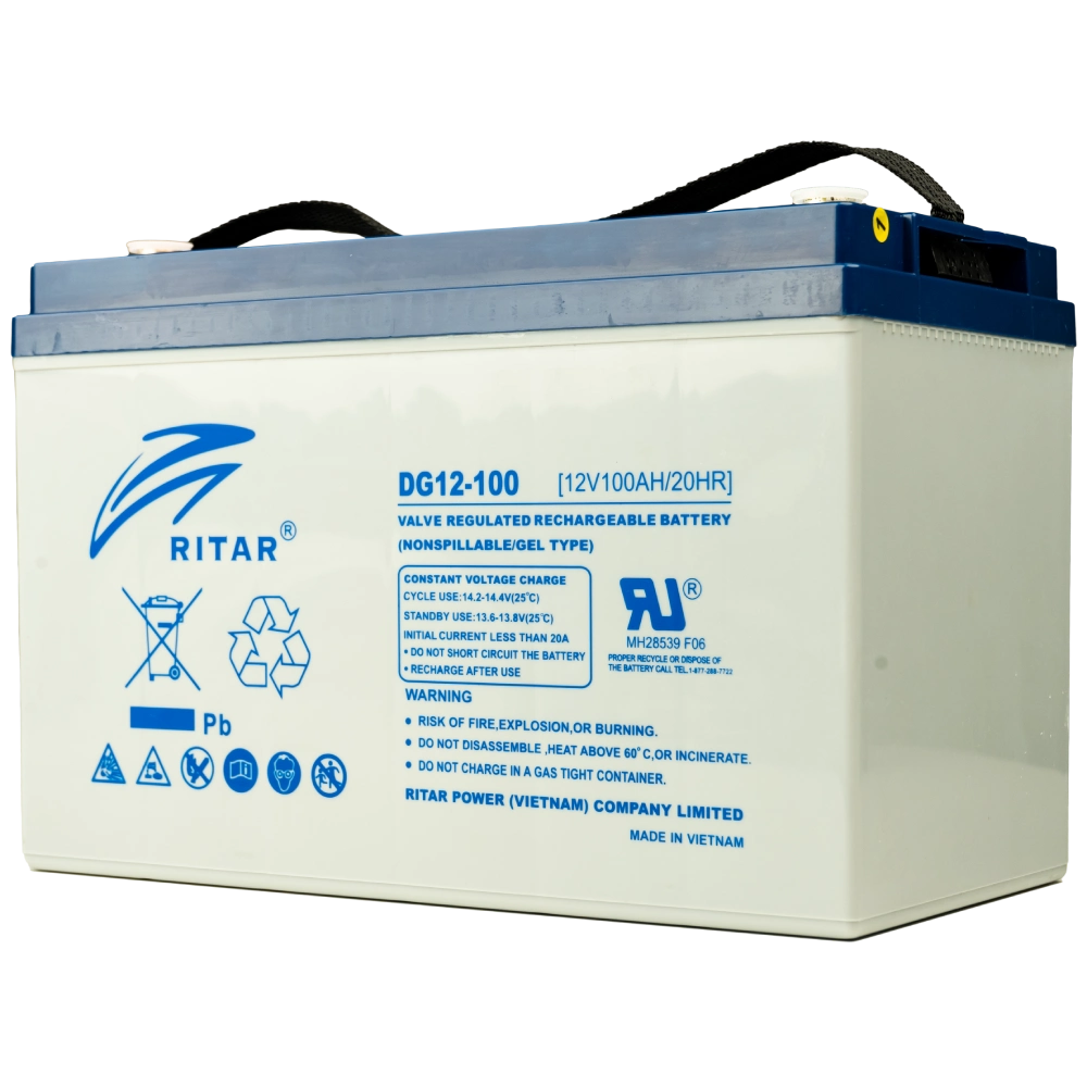 Ritar DG12-100 100А•г 12В гелева