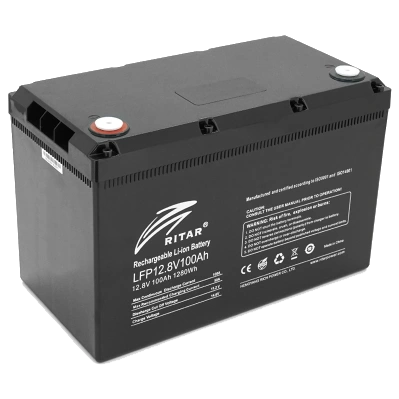 Ritar LiFePO4 12,8V 100Ah 1280Wh