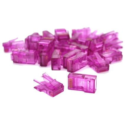 Ritar RJ-45 8P8C UTP Cat-5 (100 шт/уп.) Q100 Violet