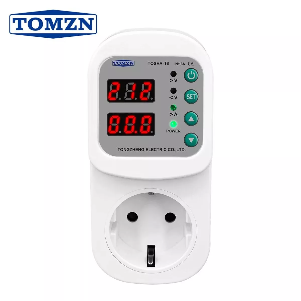 Розетка-реле контроля напряжения TOMZN TOSVA-16 (до 3,68 кВт)