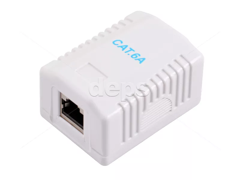 Розетка RJ-45 Cat6A STP внешняя однопортовая Cor-X SC-4108B