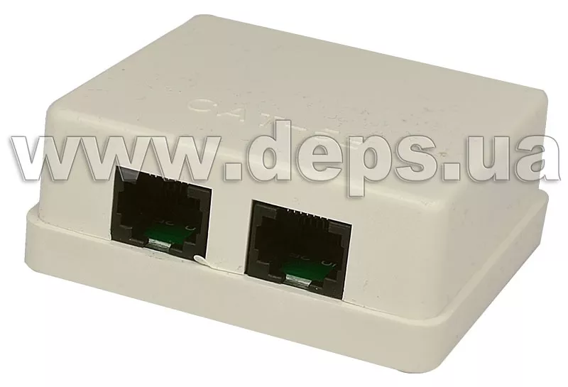 Розетка RJ-45 зовнішня двохпортова Cor-X UC-2208B