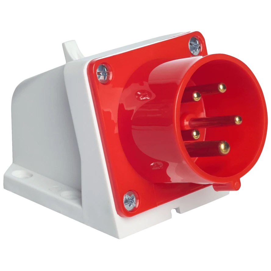 Розетка стаціонарна настінна UEA 515 16А 380В 3P+Е+N IP44