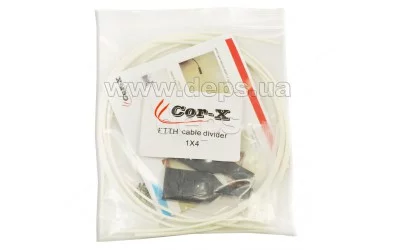 Розгалужувачі волокон для кабелів FTTH FTTH cable divider 1x4