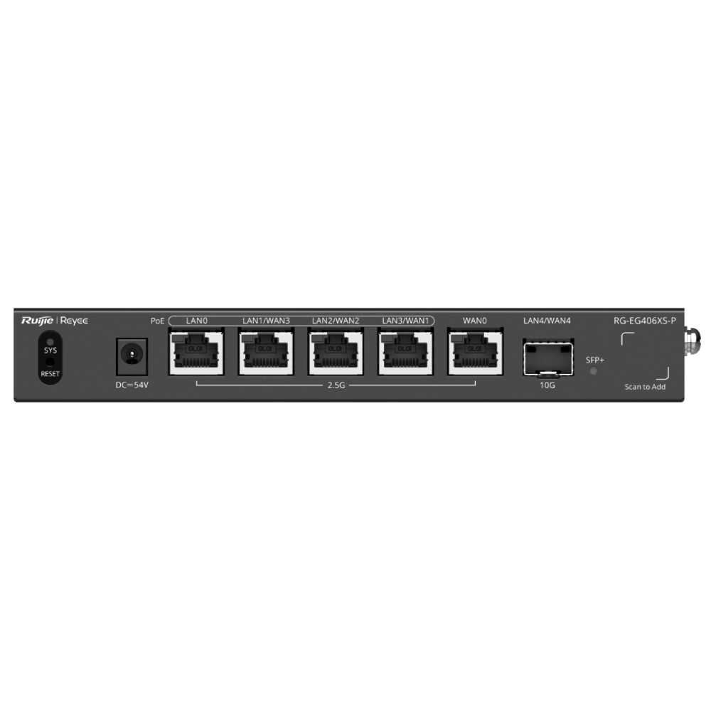 Ruijie Reyee RG-EG406XS-P 6-портовый PoE с облачным управлением