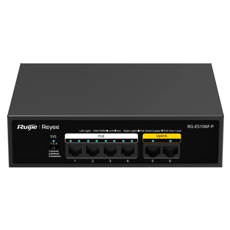 Ruijie Reyee RG-ES106F-P PoE