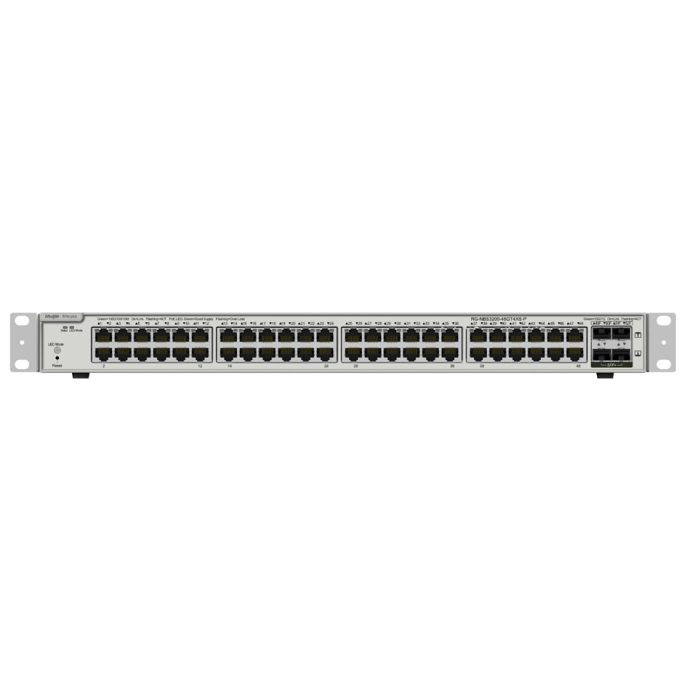 Ruijie Reyee RG-NBS3200-48GT4XS-P L2+ POE