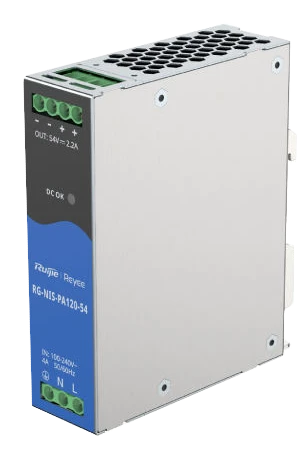 Ruijie RG-NIS-PA120-54 AC/DC 54В 2.2А 120 Вт на DIN-рейке