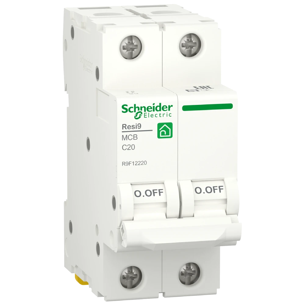 Schneider Electric RESI9 20 А, 2P, кривая С, 6кА