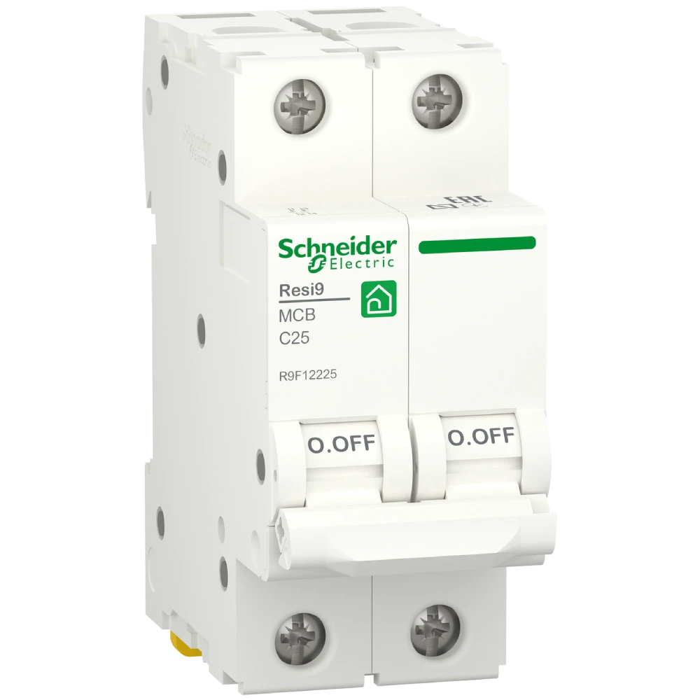 Schneider Electric RESI9 25 А, 2P, кривая С, 6кА