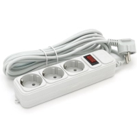 Сетевой фильтр питания Maxxter MSP3-G-15G, 3 роз, 4.5 м, Gray (MSP3-G-15G)