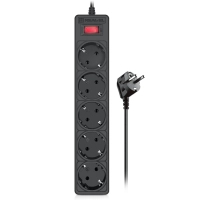 Сетевой фильтр питания REAL-EL RS-Protect 505, 3m, black (EL122300045)