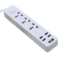 Сетевой фильтр питания Voltronic TВ-Т08, 3роз, 4*USB White (ТВ-Т08-White)
