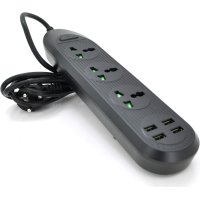 Сетевой фильтр питания Voltronic TВ-Т16mini, 3роз, 4*USB Black (ТВ-Т16mini-Black)