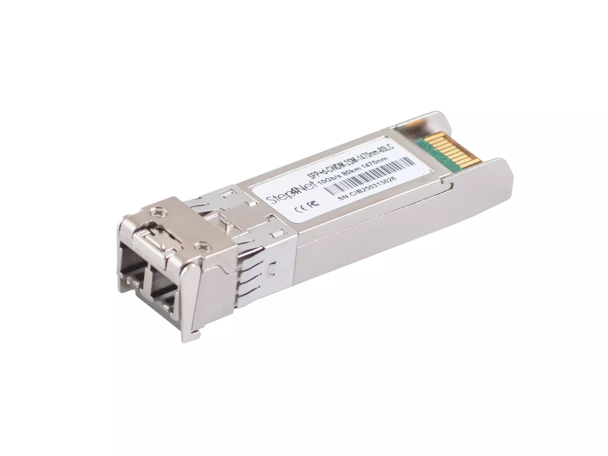 SFP+d-CWDM-2SM-YYYYnm-80LC 1470-1610nm(C47-C61) SFP+d-CWDM-2SM-1530nm-80LC