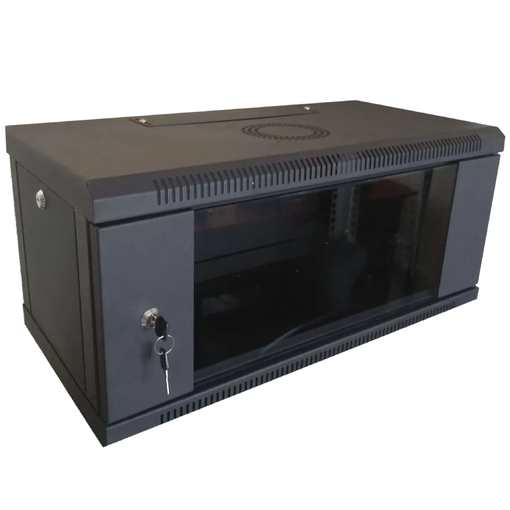 Шафа коммутаційна настінна 4U 600x450 Hypernet WMNC-4U-FLAT-BLACK