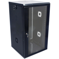 Шафа настінна CMS 21U 19" 600х800х1040 мм (Ш*Г*В), акрилове скло, чорна (UA-MGSWA218B)