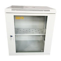 Шафа настінна Gear4 15U 19" 600x600x750 мм, PREMIUM, + полка 19", grey (GWMSN-15U-600-600G)