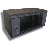 Шафа настінна Hypernet 4U 19" 600x350 (WMNC-35-4U-FLAT-BLACK)