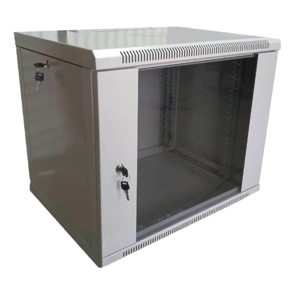 Шафа настінна розбірна 9U 600x600х507 мм Hypernet WMNC66-9U-FLAT