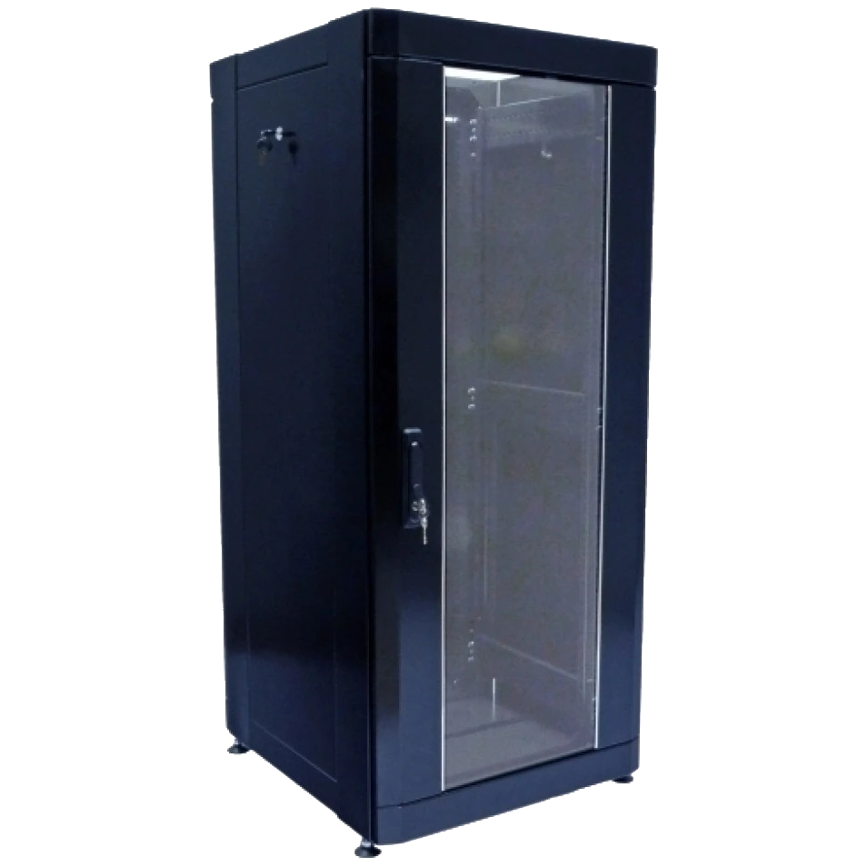 Шафа посилена чорна 19" 33U 610х675