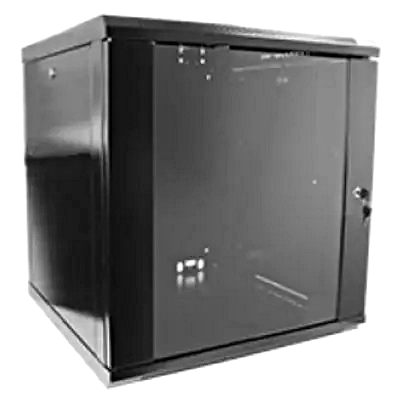 Шкаф коммутационный настенный разборной Hypernet WMNC66-12U-FLAT-BLACK 12U 600x600