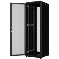 Шкаф напольный Mirsan 42U GTV 19" 600x600, перфорация 63%, RAL 9005 (MR.GTV42U66DE.01_PRF63)