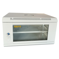 Шкаф настенный GEAR 6U 19" 530x400x300 мм, + полка, grey (GWMSN-6U-530-400G)