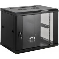 Шкаф настенный Kingda 15U 19" 600x600 RAL9004 (KD-007-6615)