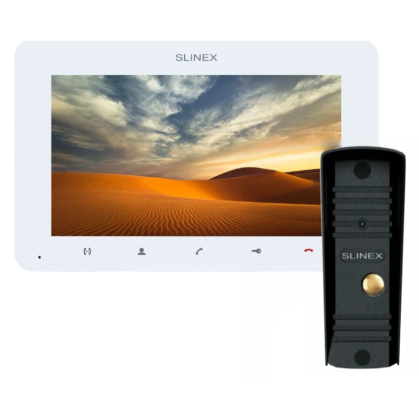 Slinex SM-07MHD білий + ML-16HD чорний