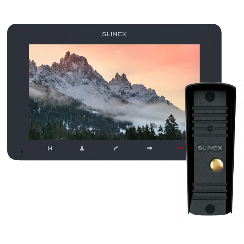 Slinex SM-07MHD графит + панель ML-16HD черный