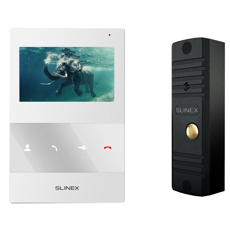Slinex SQ-04M(White) + ML-16НR(Black)