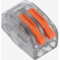 Соединитель кабеля 2-pin аналог WAGO K222-412T, 50штпак Voltronic (K222-412T/50)