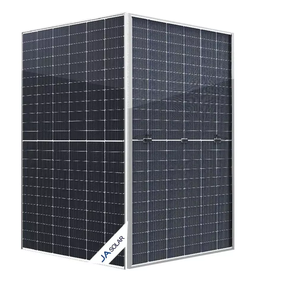 Сонячна панель JA Solar JAM72D42-640/LB (640W | bifacial | silver frame)