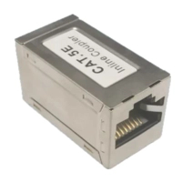 Сращиватель STP, cat.5e, RJ45 to RJ45 Kingda (KD-CB42S-C5e)