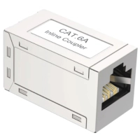 Сращиватель STP, cat.6A, RJ45 to RJ45 Kingda (KD-CB42S-C6A)