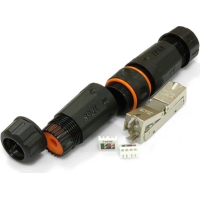 Сращиватель Водонепроницаемый проходной STP 1+1 RJ45 cat.6A IP68 Cor-X (282567)