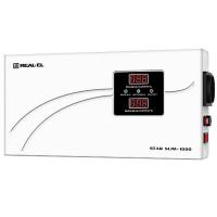 Стабилизатор напряжения REAL-EL STAB SLIM-1000, white (EL122400007)