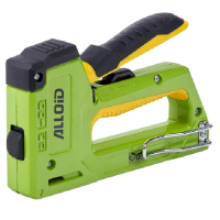 Степлер строительный Alloid Pro, для скоб, 6 в 1, + 1500шт.алюминиевых скоб (SG-41410)