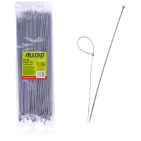 Стяжка Alloid 3.6х300мм, пластик, 100шт./уп., сірий (PC-36300G)