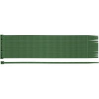 Стяжка Neo Tools 50шт, пластик, 3.6х200мм, зеленая (15-975)