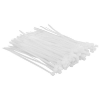 Стяжка Top Tools белая, 2.5x100 мм, пластик, 100 шт. (44E950)