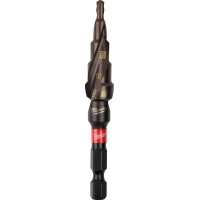 Свердло Milwaukee ступінчасте SHOCKWAVE Impact Duty, 4-12мм з кроком 2мм (48899262)