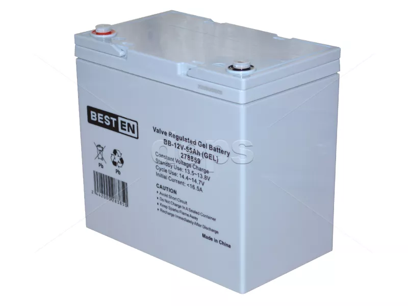 Свинцево-кислотний акумулятор BestEn ВB-12V-55Аh (GEL)